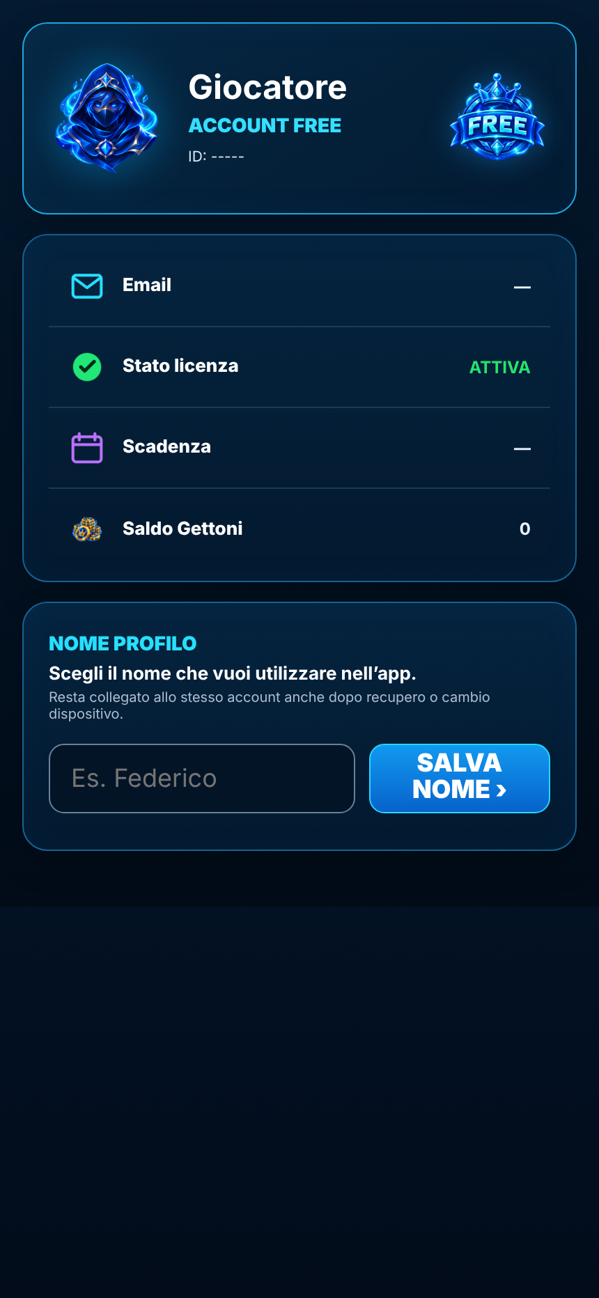 Profilo ufficiale