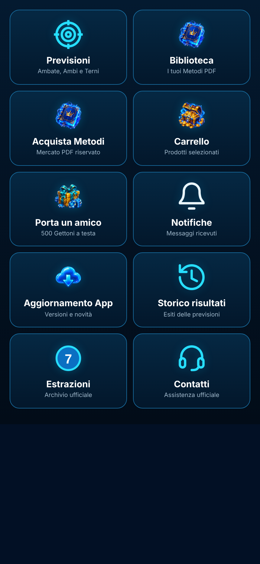 Menu Altro ufficiale